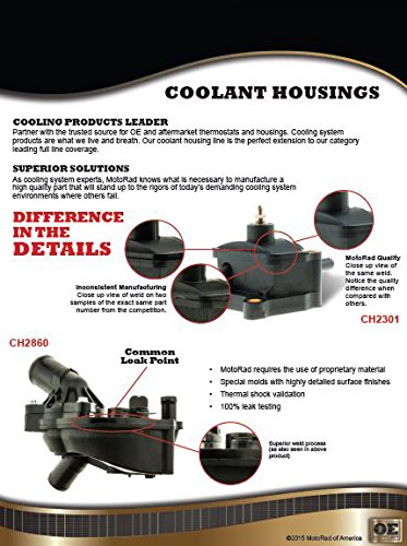 MotoRad 623-189 Integrated Housing Thermostat - Mercedes-Benz Sprinter 2500 (10-21) Sprinter 3500 (10-22) Sprinter 3500XD (19-22) E350 (11-13), Freightliner Sprinter 2500 (10-21) Sprinter 3500 (10-21) - Image 5